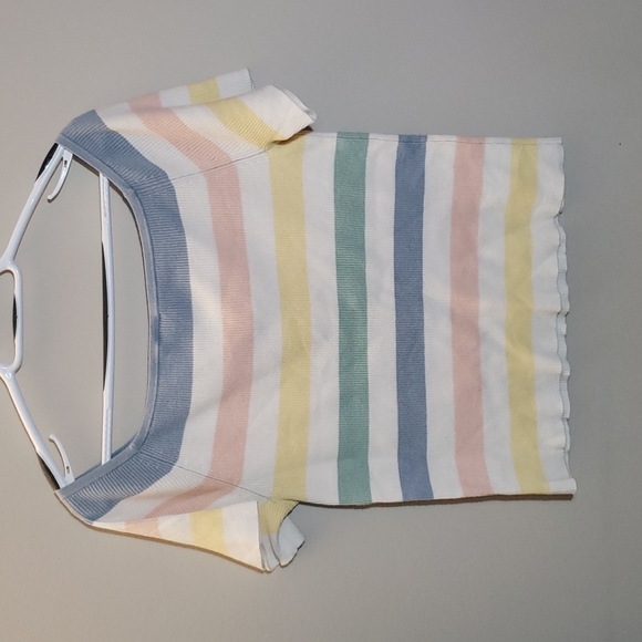 Torrid Ribbed Knit Off Shoulder Top - Picture 3 of 9